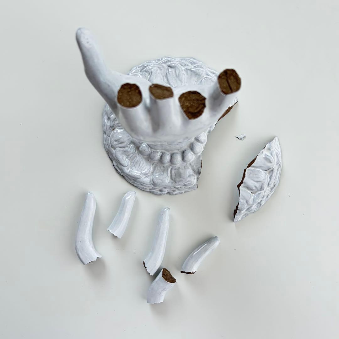 【金継ぎ用】Astier 手のオブジェ 定価5.6万