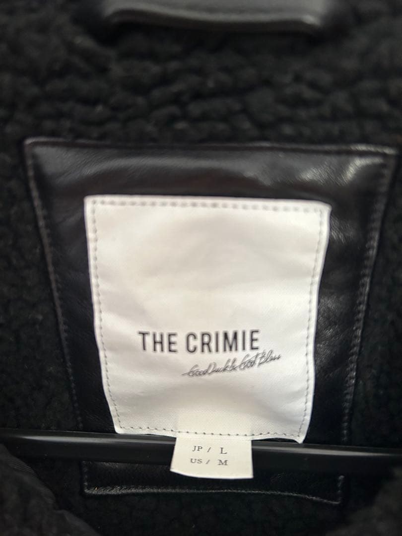 CRIMIE ボア襟付きジャケット早い者勝❗️