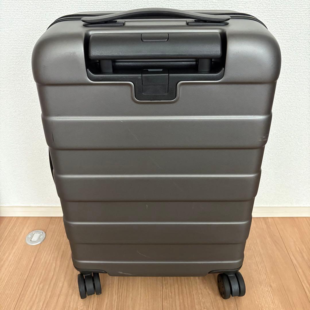 【一度使用】無印良品 キャリーケース　グレー　36L