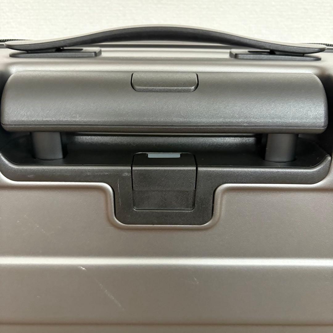 【一度使用】無印良品 キャリーケース　グレー　36L