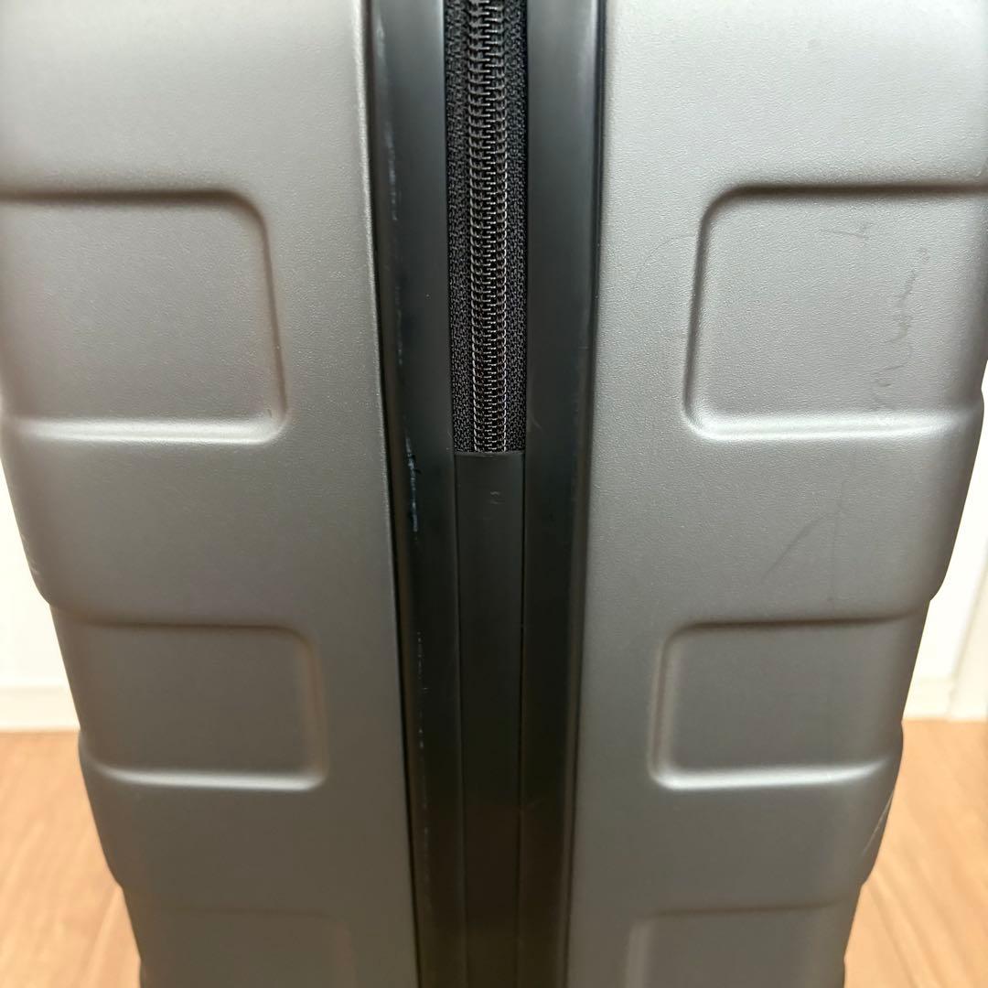 【一度使用】無印良品 キャリーケース　グレー　36L