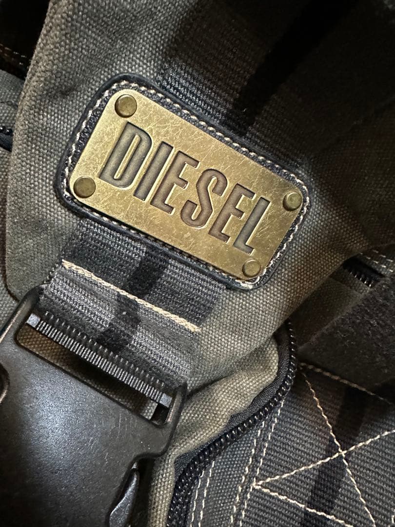 廃盤希少 DIESEL 00s Y2K archive斜め掛け ボストンバッグ
