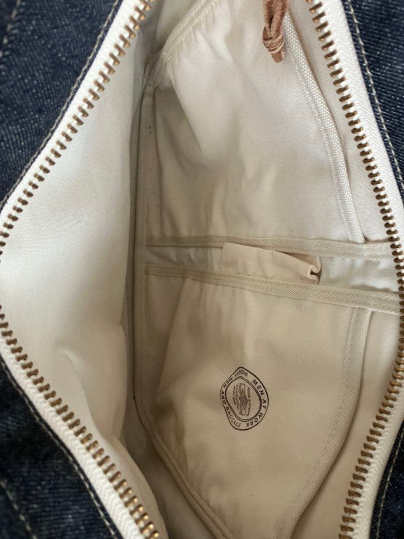 バッグ porter sanforized denim tote bag