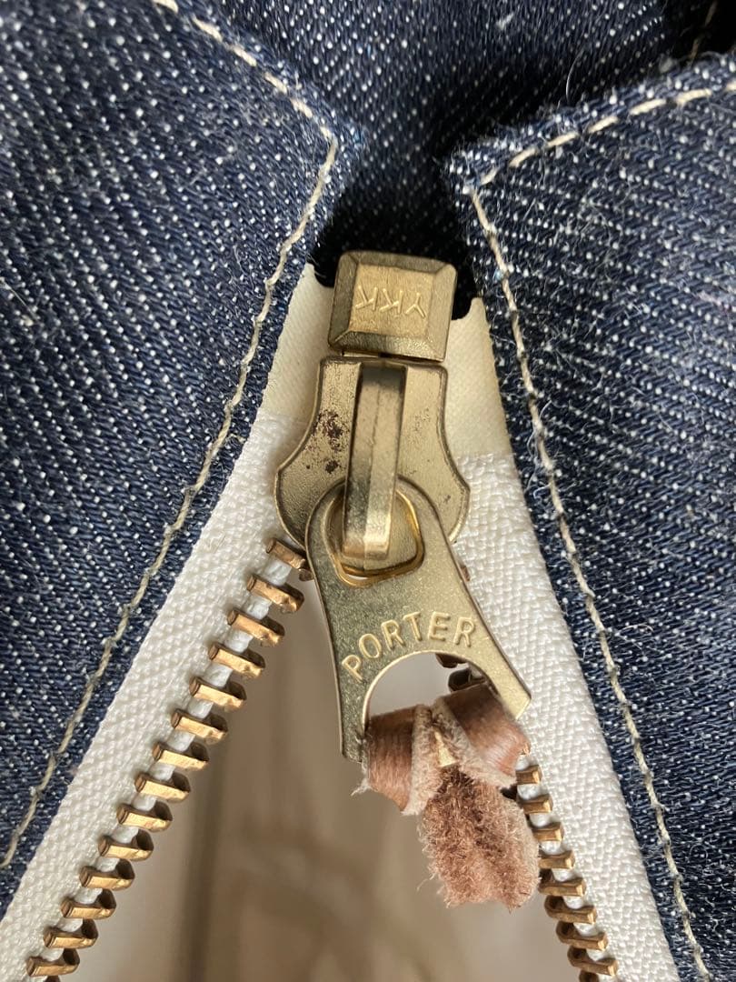 バッグ porter sanforized denim tote bag
