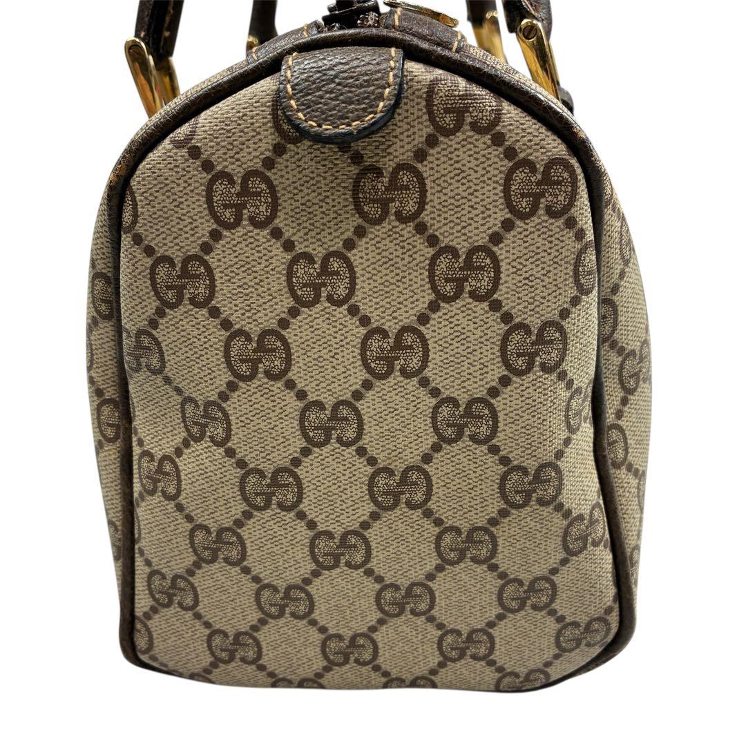 美品✨GUCCI オールドグッチミニボストン シマ シェリーライン