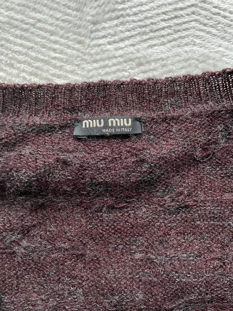 【希少】miu miu archive 00s カーディガン メンズ