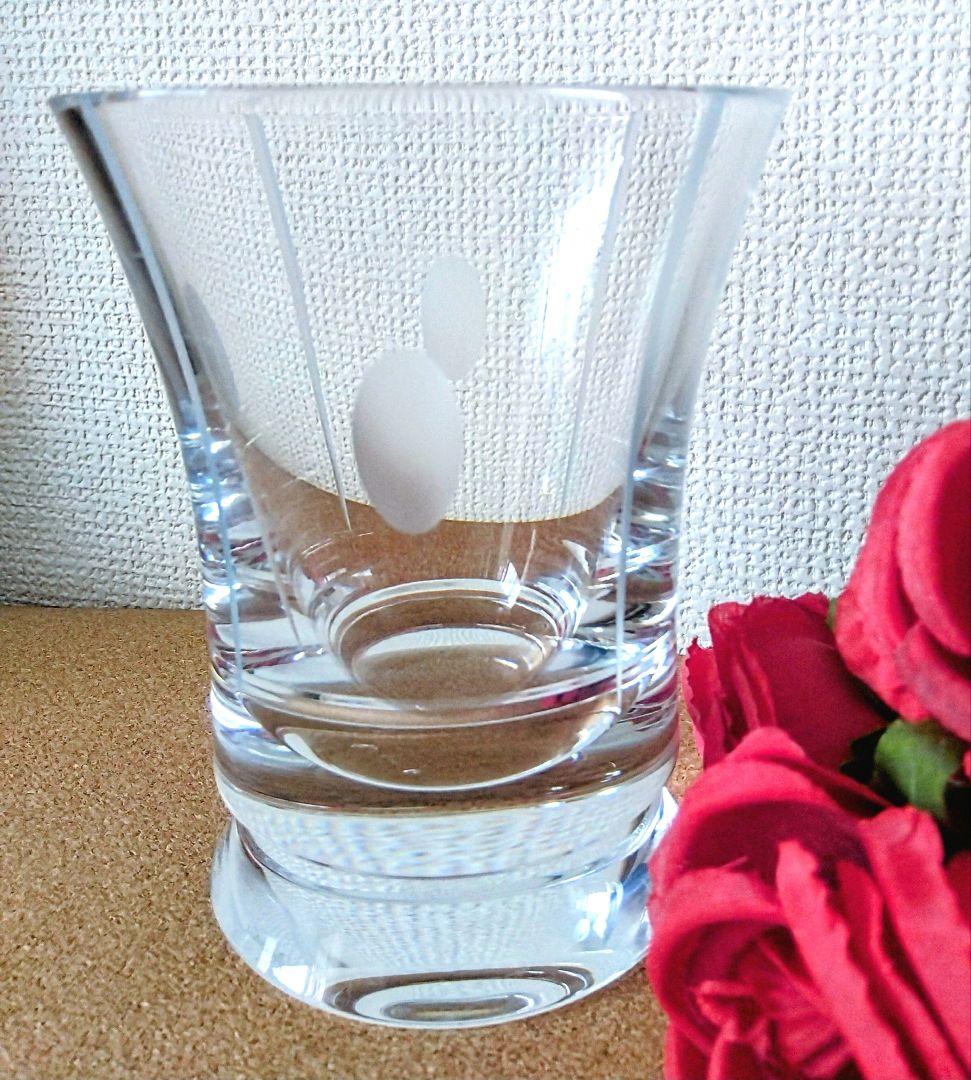 Baccarat トランキュリティー フラワーベース 水玉 クリスタル