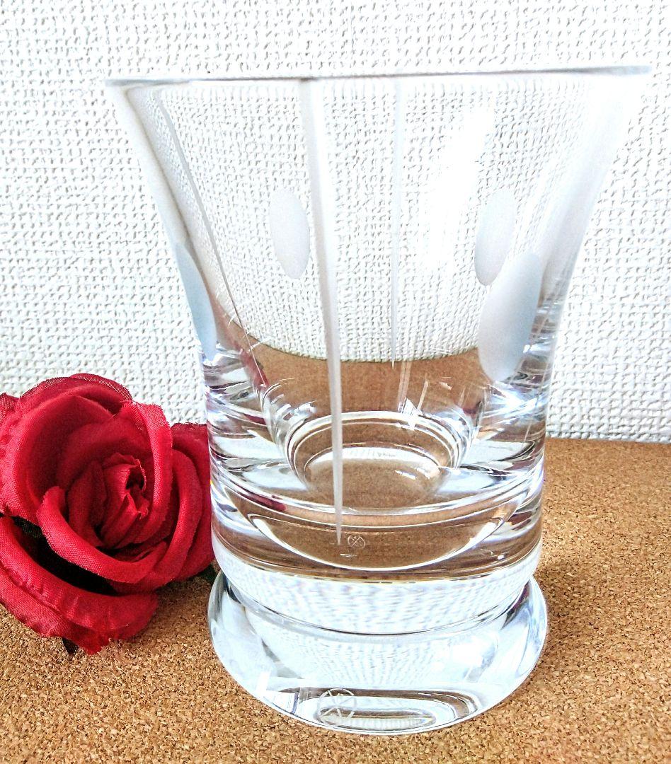 Baccarat トランキュリティー フラワーベース 水玉 クリスタル