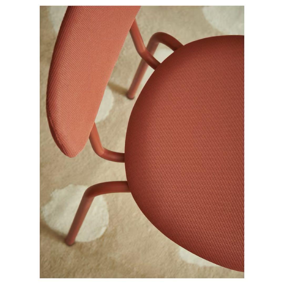 IKEA イケア　オスタノ チェア　レッドブラウン 2脚セット