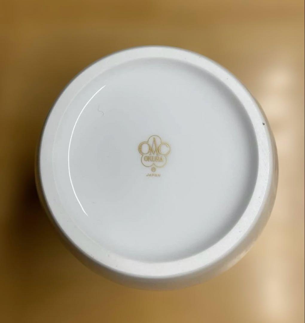 大倉陶園 Noritake 箱付き 花瓶 花器 壺 ブルーローズ