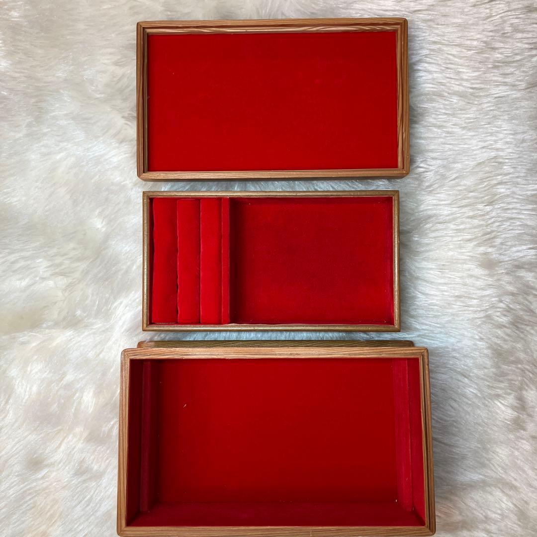 屋久杉小物入れ　ジュエリーボックス　アクセサリーボックス　屋久杉宝石箱