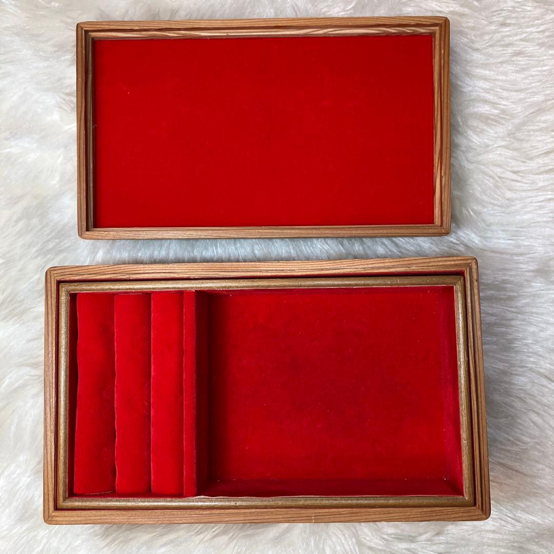 屋久杉小物入れ　ジュエリーボックス　アクセサリーボックス　屋久杉宝石箱