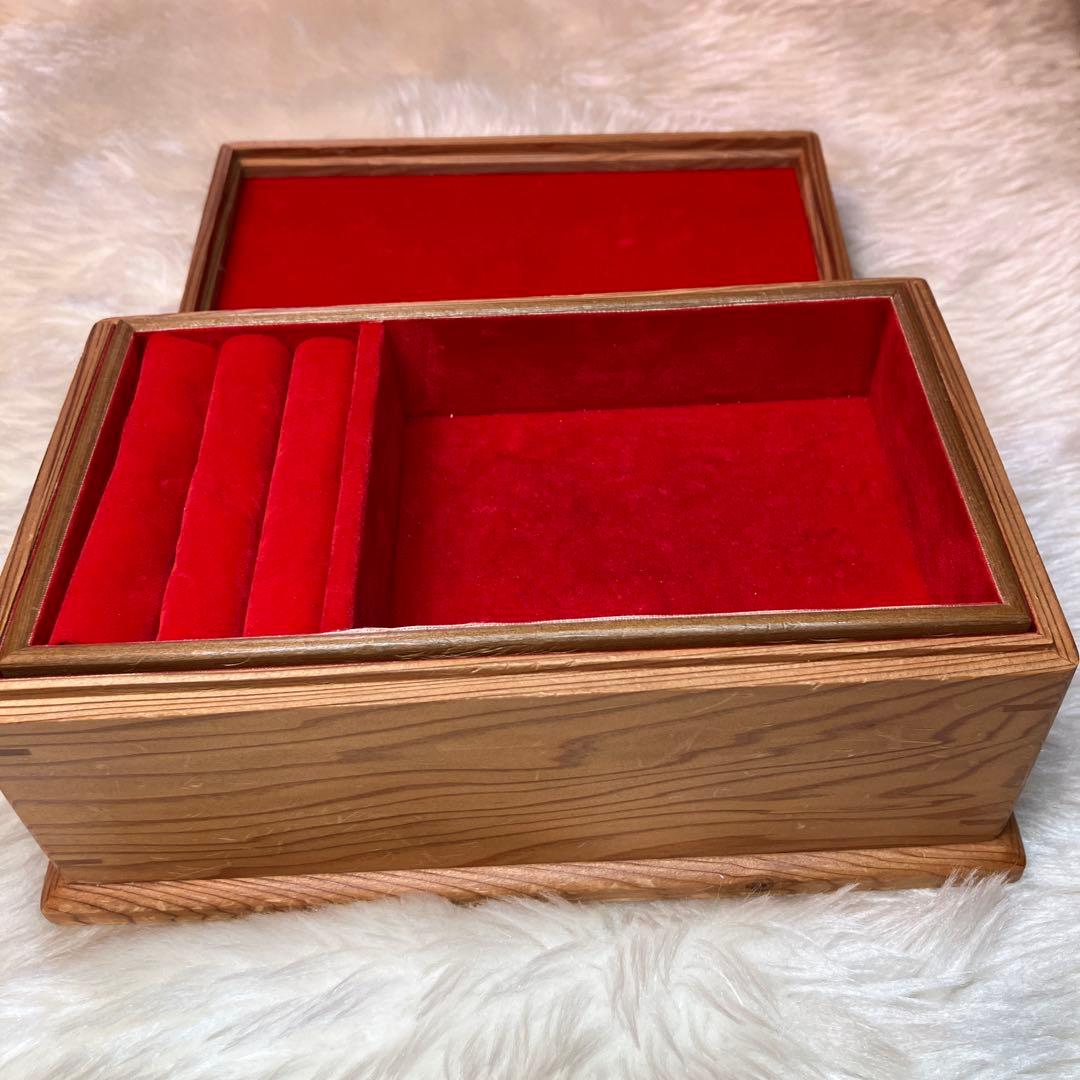 屋久杉小物入れ　ジュエリーボックス　アクセサリーボックス　屋久杉宝石箱