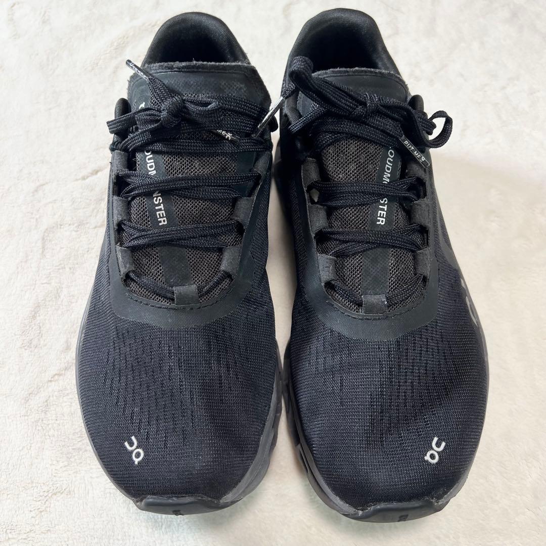 On Cloudmonster ブラック ランニングシューズ24.5cm