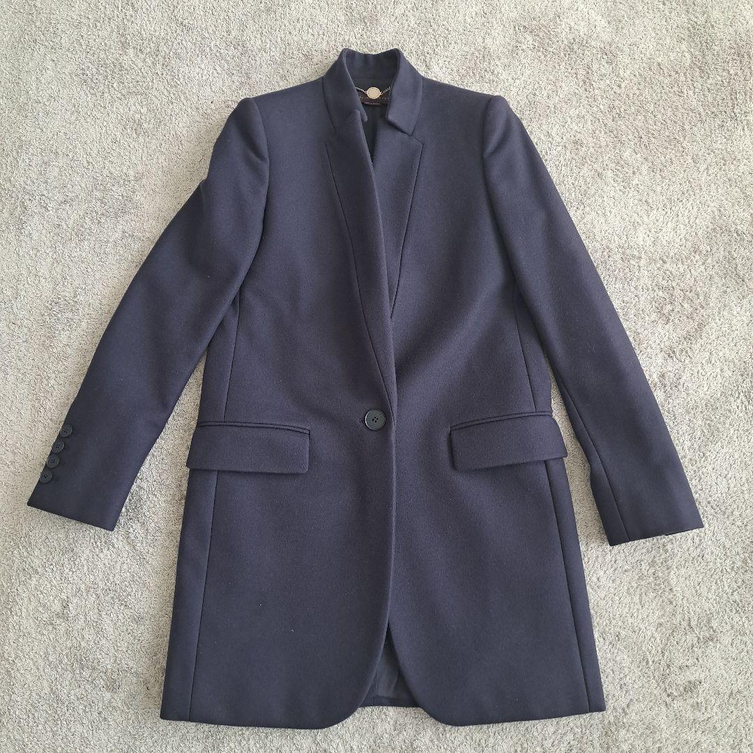 ステラマッカートニー コート　ブライス　 38 ネイビー