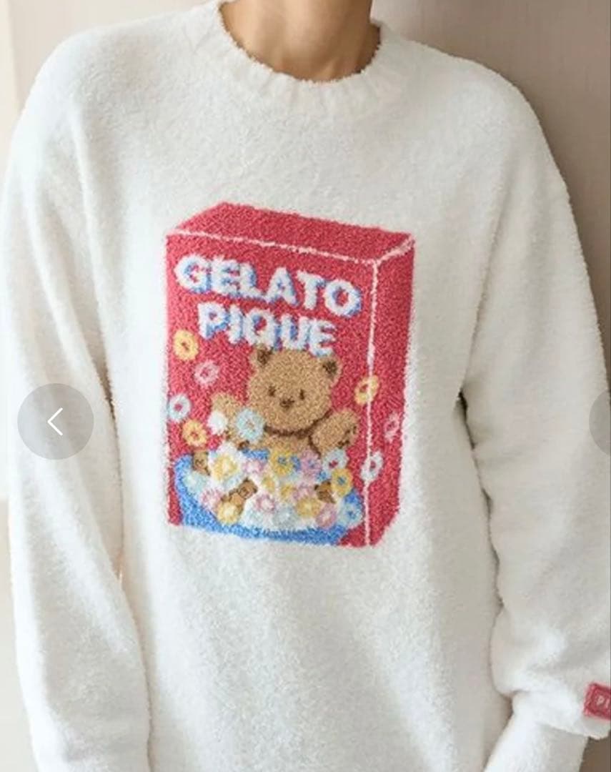 【週末限定価格】ジェラートピケ ベビモコシリアルベアジャガードワンピース