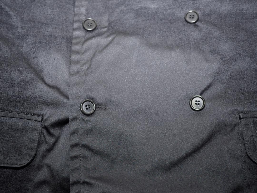 定価32万円 HAUTE 10AWファーライナーシルク混トレンチコート48