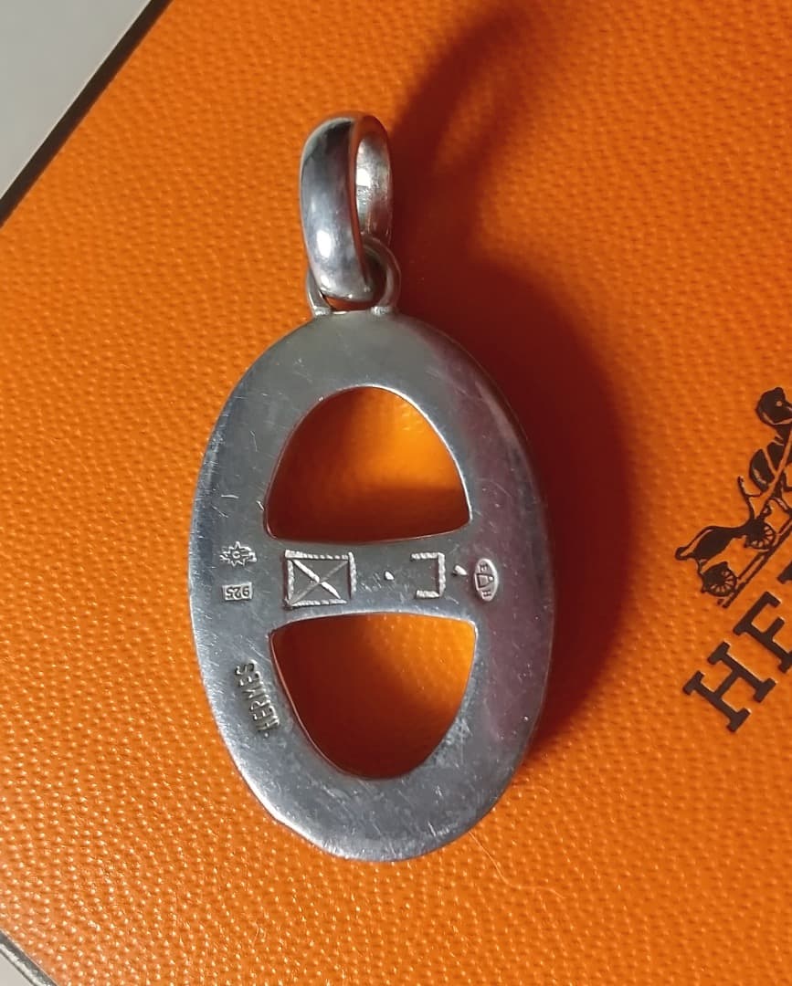 エルメス HERMES トゥアレグ シェーヌダンクル ネックレス sv925