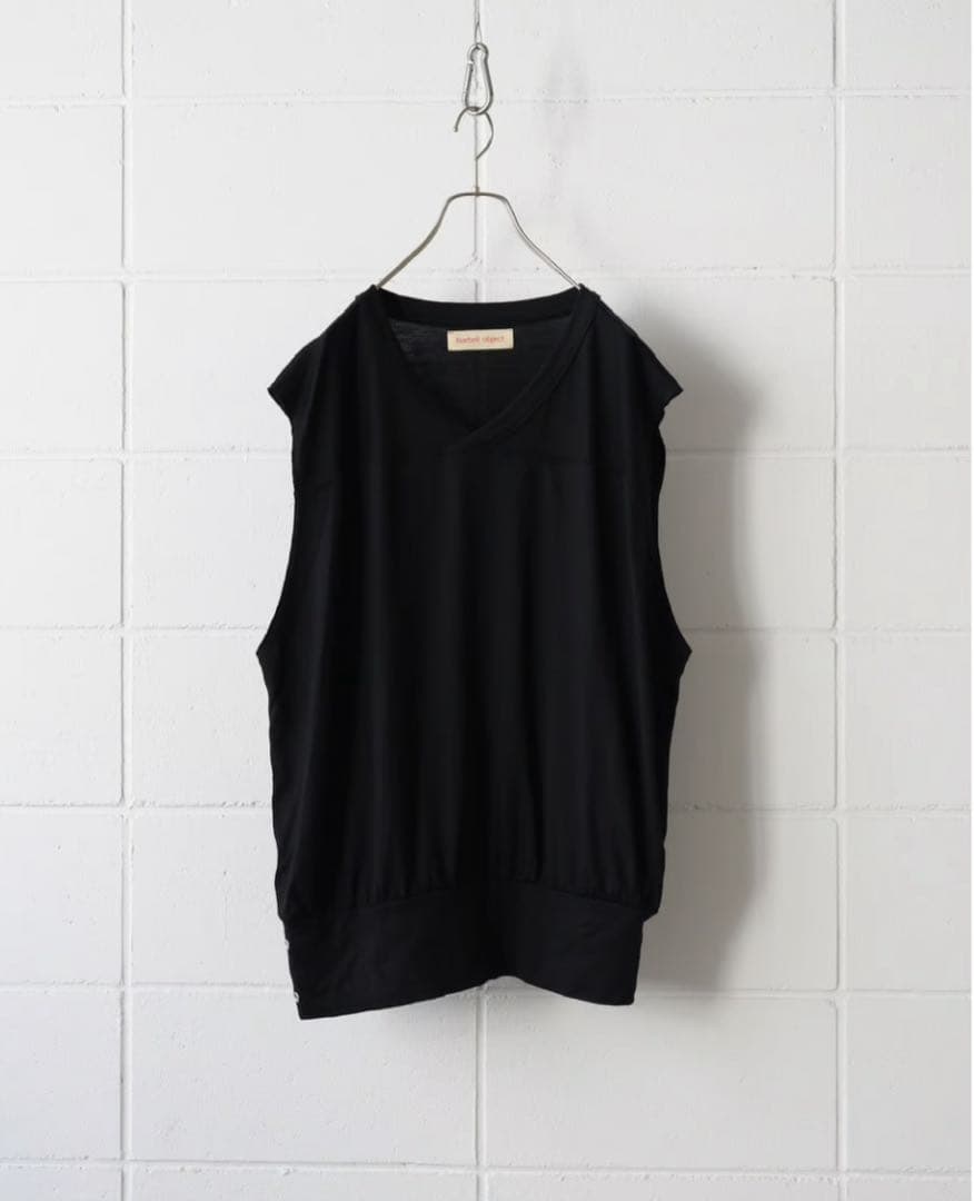 【barbell object】wool ns tops（Black）