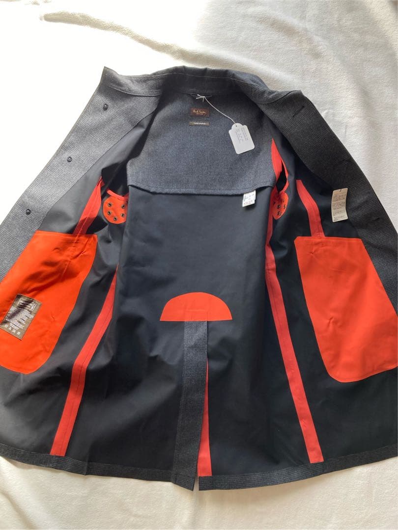 未使用タグ付　ポールスミス別注　マッキントッシュ　グレンチェック　コート　M