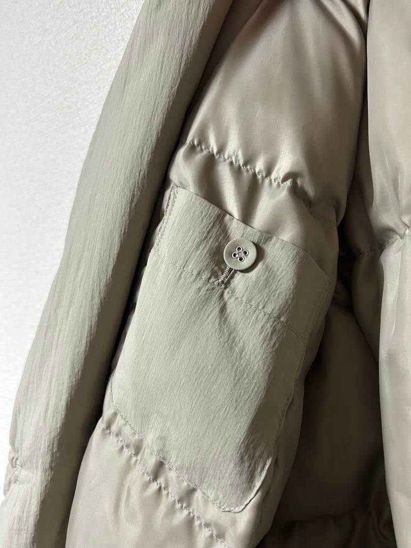 【B.C STOCK】ワッシャーナイロンダウンチェスターコート カーキ M