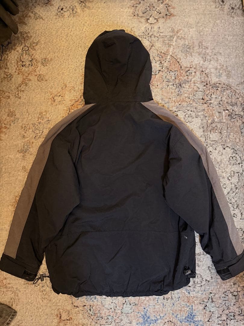 Old GAP ブラック フリース内側 ジャケット　紺タグ　90年代