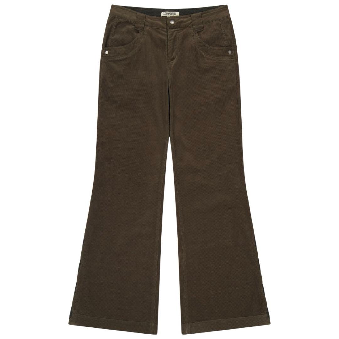 パンツ coyseio LEAF CUT CORDUROY PANTS BROWN