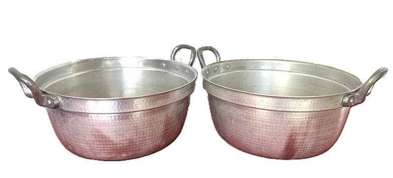 業務用 アルミ鍋 両手鍋 直径39cm 2個セット 煮物鍋 厨房 店舗