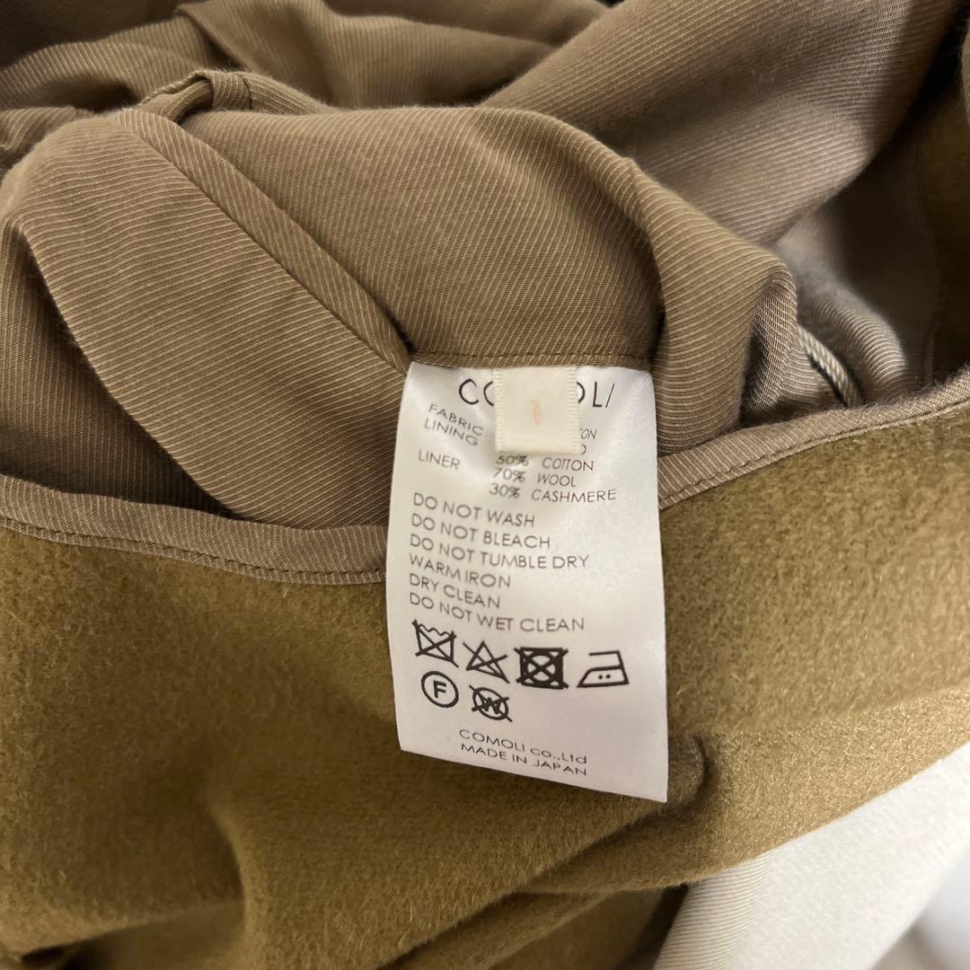 Comoliタイロッケンコート 20AW サイズ1 ライナー付き