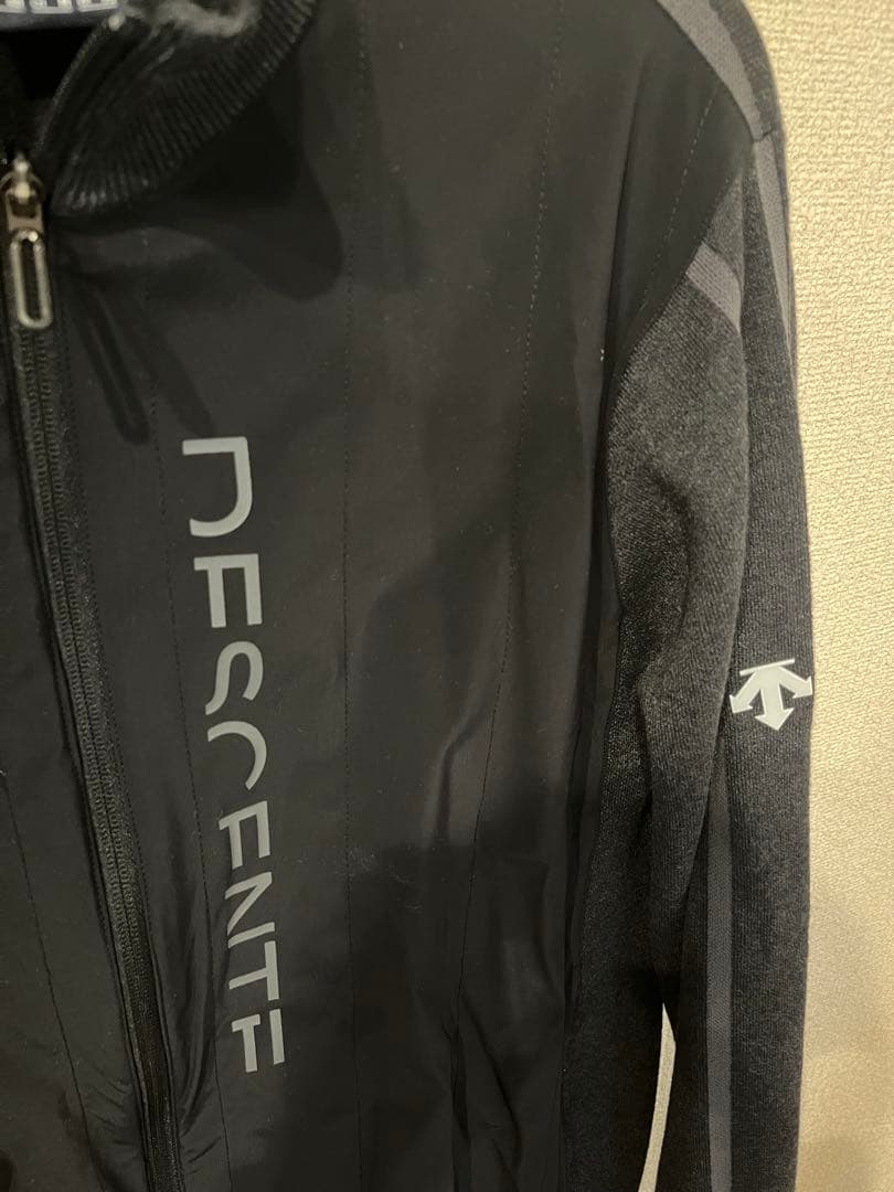 DESCENTE ゴルフジャケット M ブラック/グレー