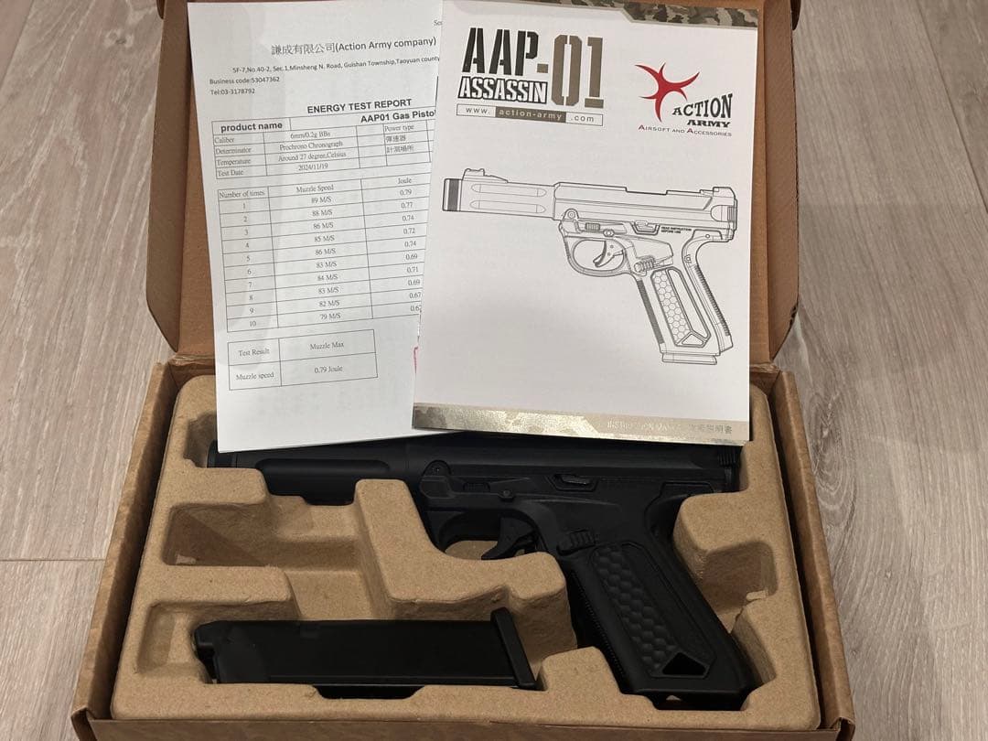 AAP-01 BK ACTION ARMY 製　エアガン