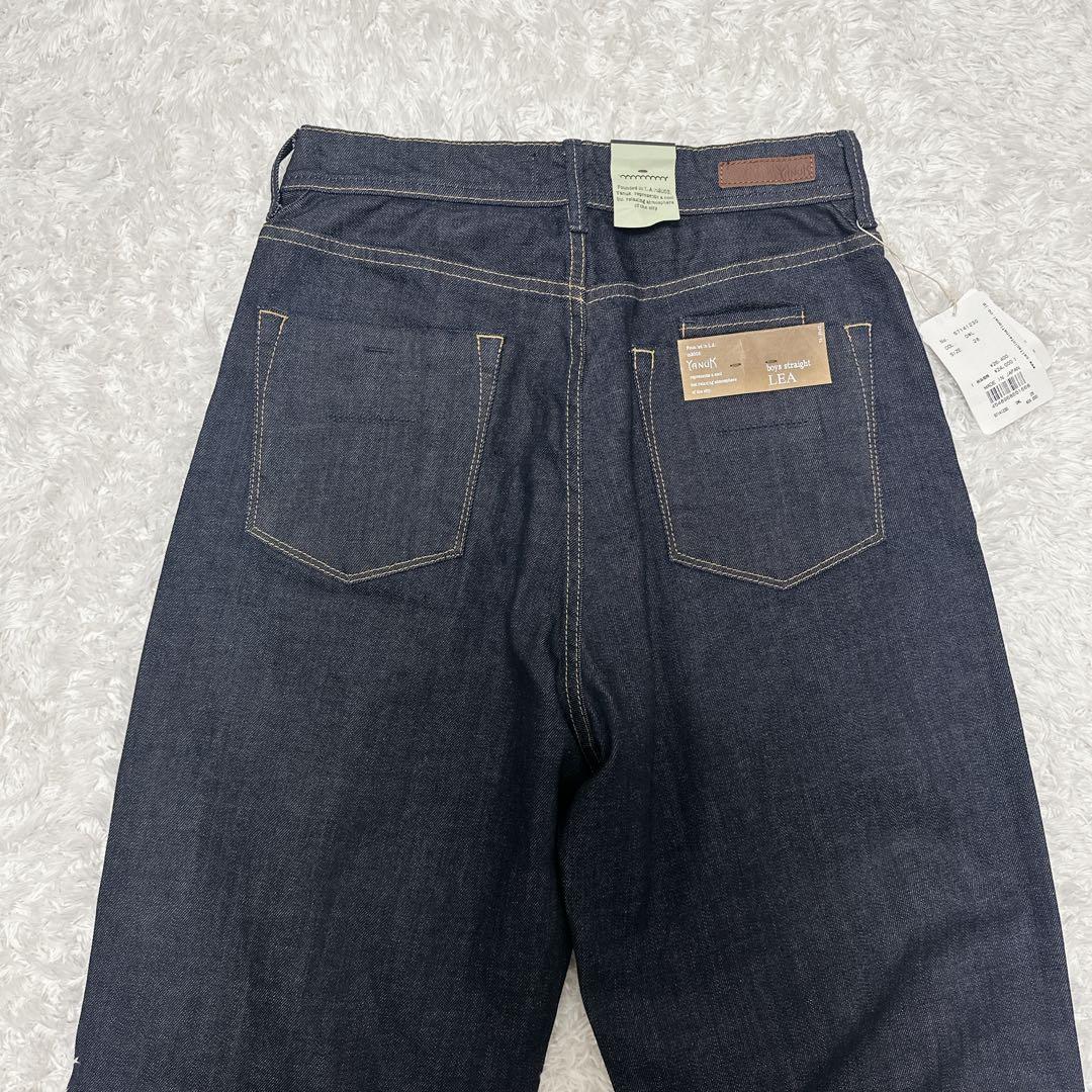 新品 大きいサイズ YANÜK ボーイズストレート LEA サイズ28
