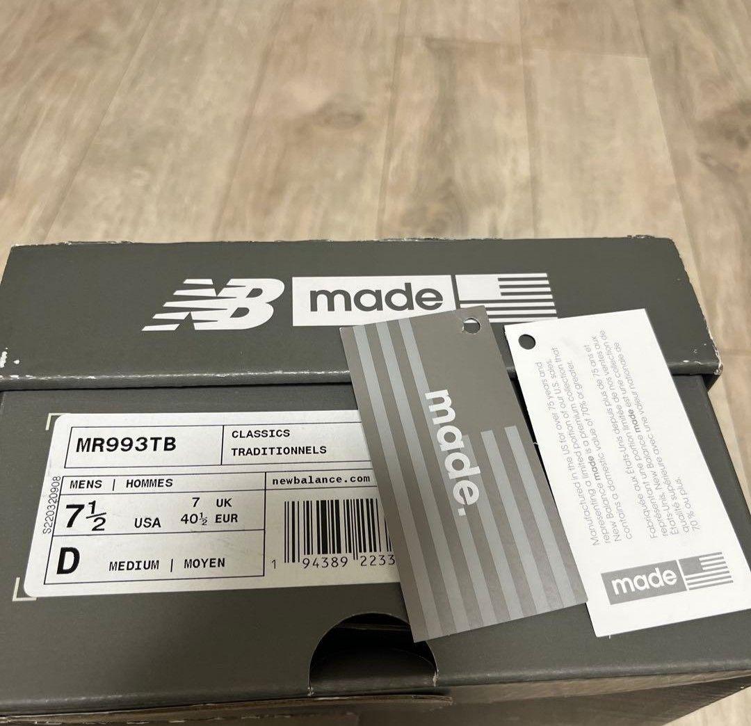 new balance mr993tb トリプルブラック