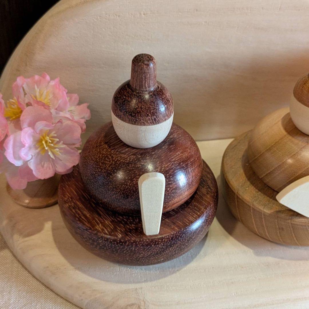 挽物屋のお雛様　衝立付き