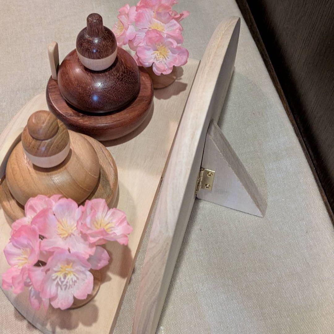 挽物屋のお雛様　衝立付き