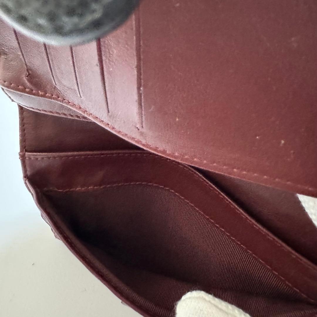 CHANEL シャネル 二つ折り財布 マトラッセ キャビアスキン ココマーク