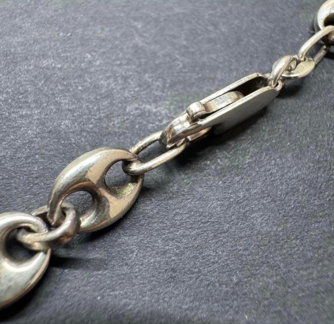 希少　Mexico 47㎝マリンチェーン ネックレス silver925