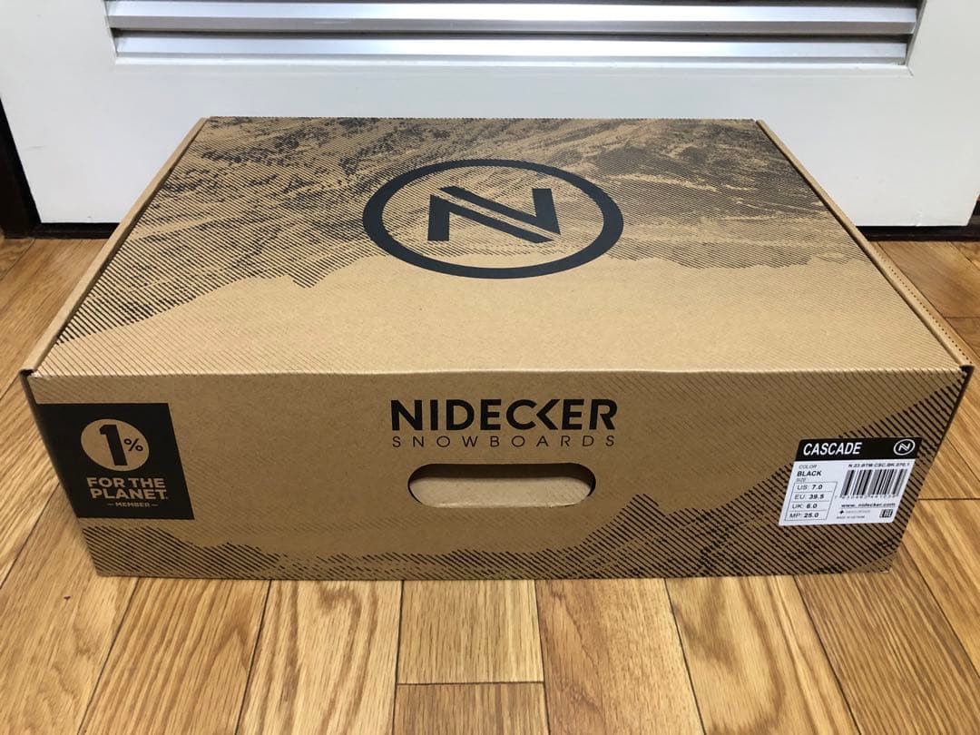 NIDECKER スノーボードブーツ　CASCADE 25センチ　新品未使用