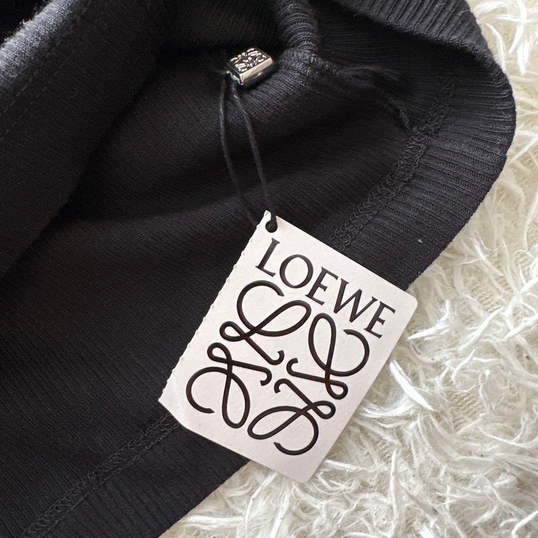 【銀座店舗購入正規品】ロエベ LOEWE アナグラム　コットン　タンクトップ　黒