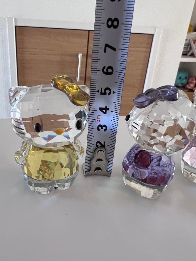 SWAROVSKI キティーちゃん 3つの置物