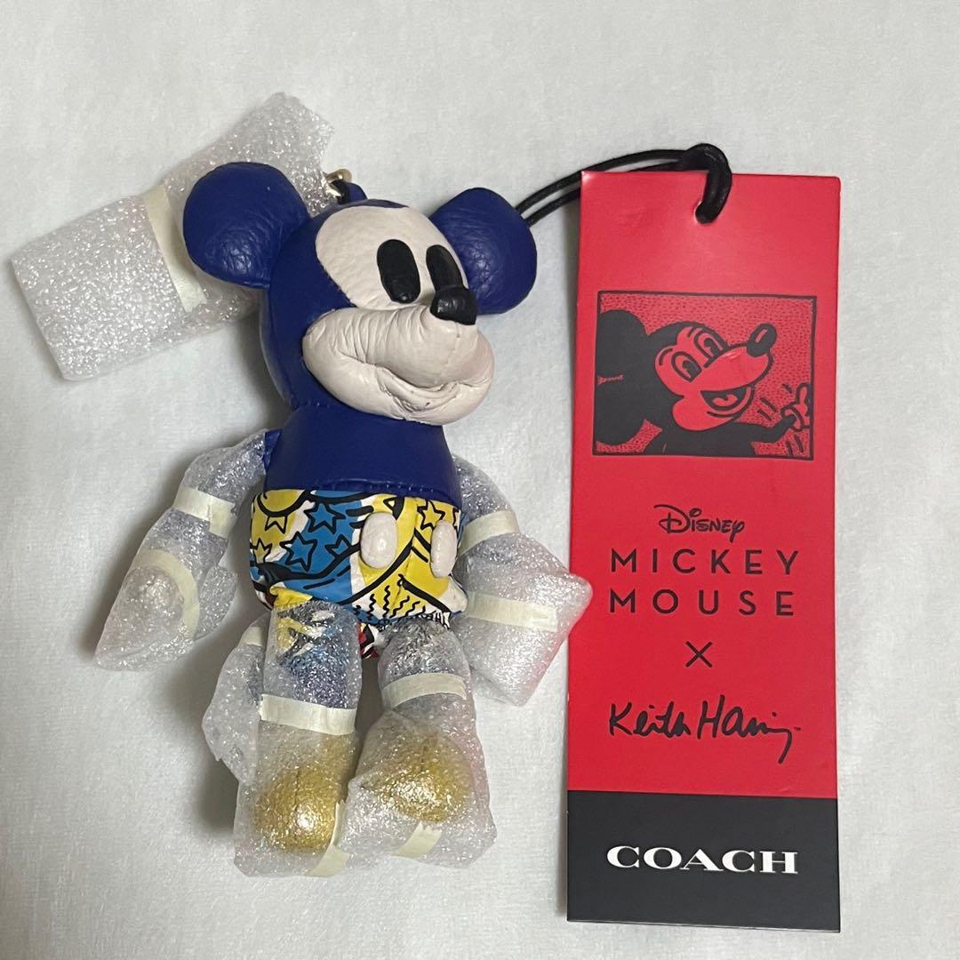 【新品未使用】coach ディズニー×キースヘリング　レアコラボ　キーホルダー