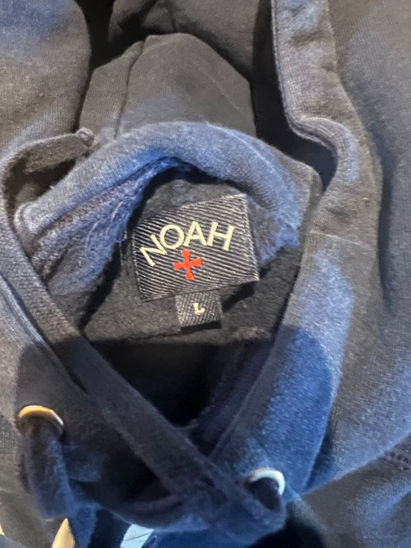NOAH ネイビー パーカー Lサイズ