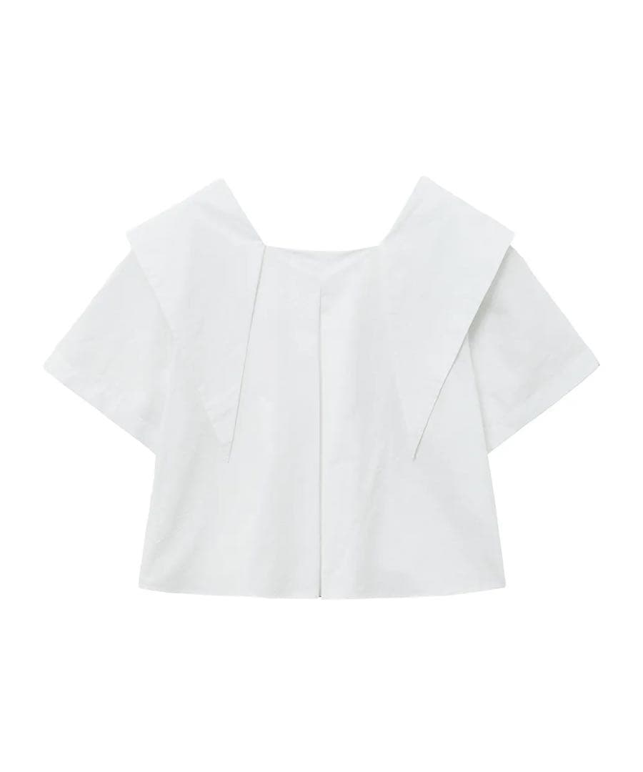 【入手困難】MINJUKIM SQUARE NECK PINTUCK SHIRT