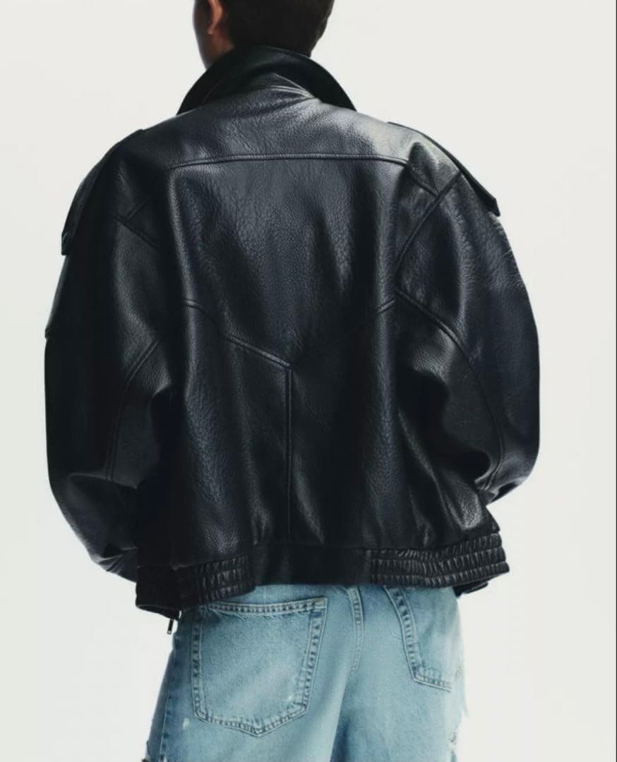 ZARA ザラ　フェイクレザージャケット　新品、未使用