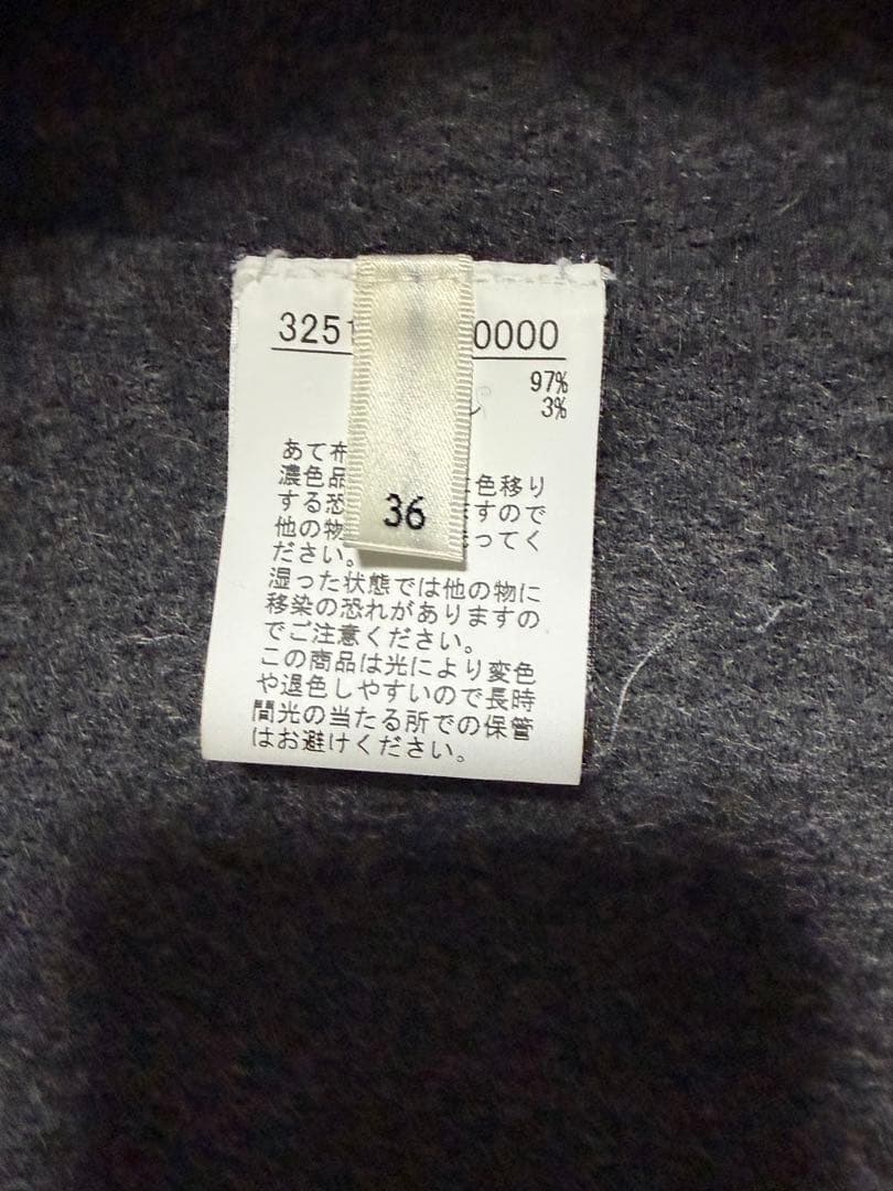 ⭐︎yukiさん専用⭐︎グレー チェック柄 ロングコート Mサイズ