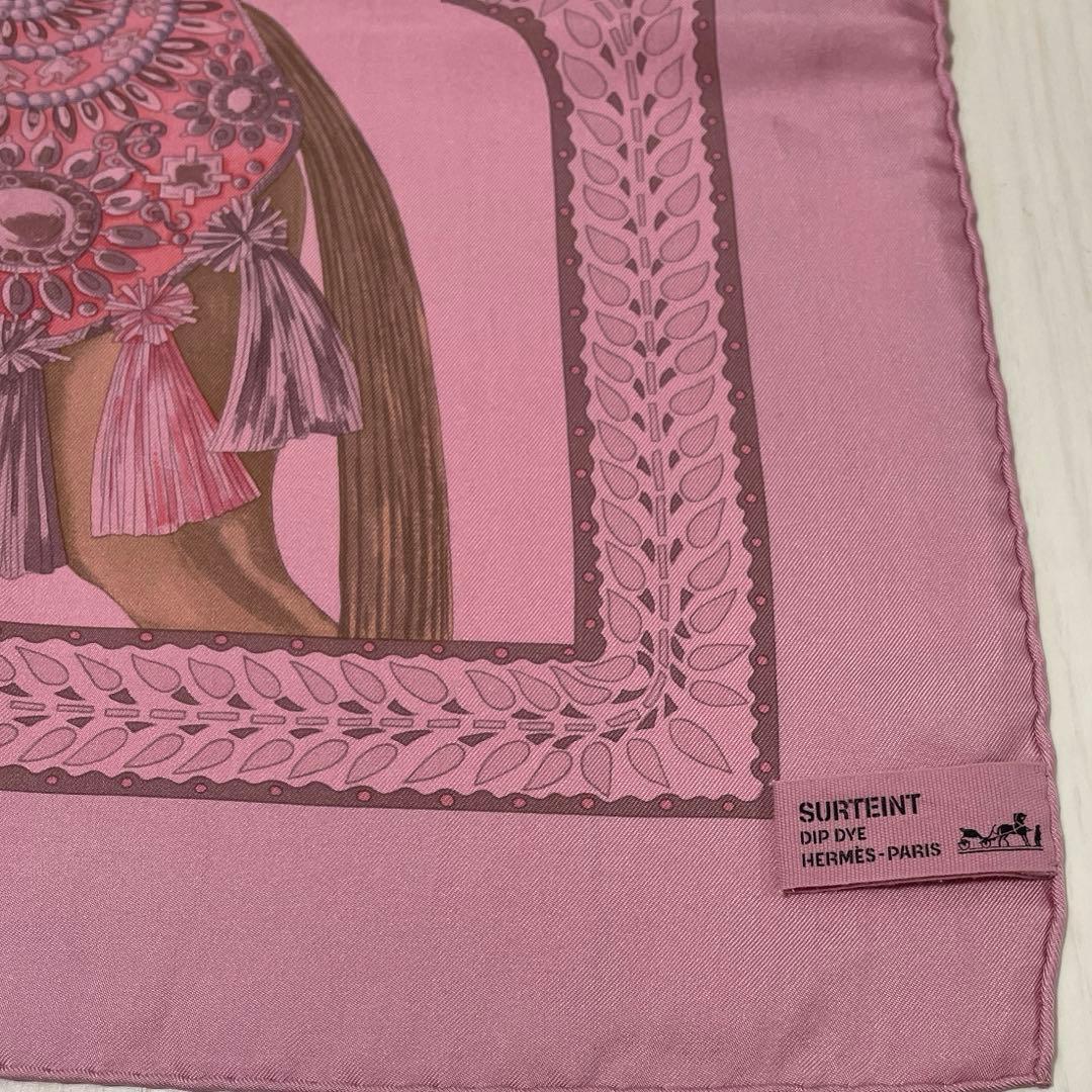 HERMES エルメス カレ90 マールワーリ馬のダンス　シルクスカーフ