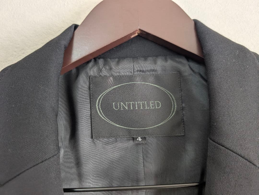 ✨ UNTITLED✨ スーツ セットアップ　ブラック　美品　4