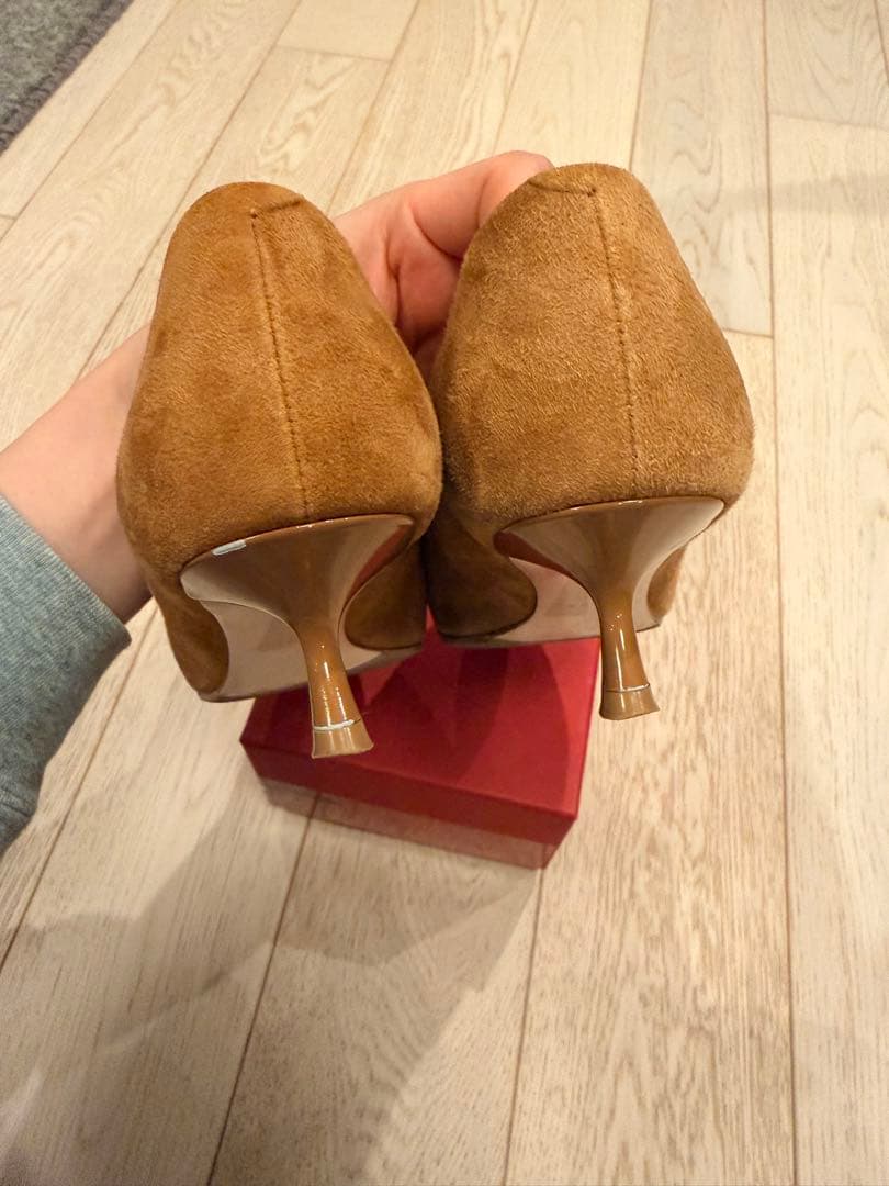 Roger Vivier ロジェヴィヴィエ ブラウン ハート ヒール 35.5