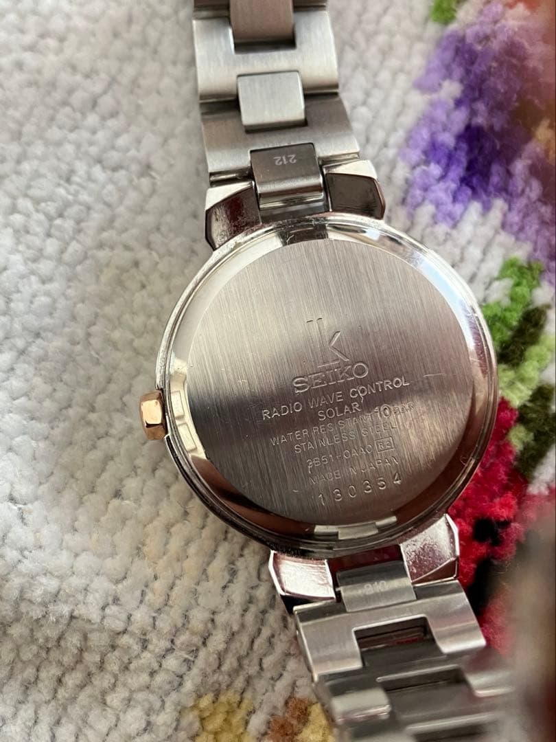 稼動品】腕時計　SEIKO lk 　セイコー　ルキア　電波ソーラー　レディース