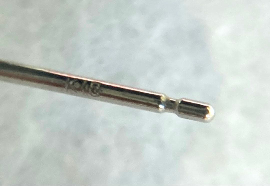 ete シルバー　k18 ピアス